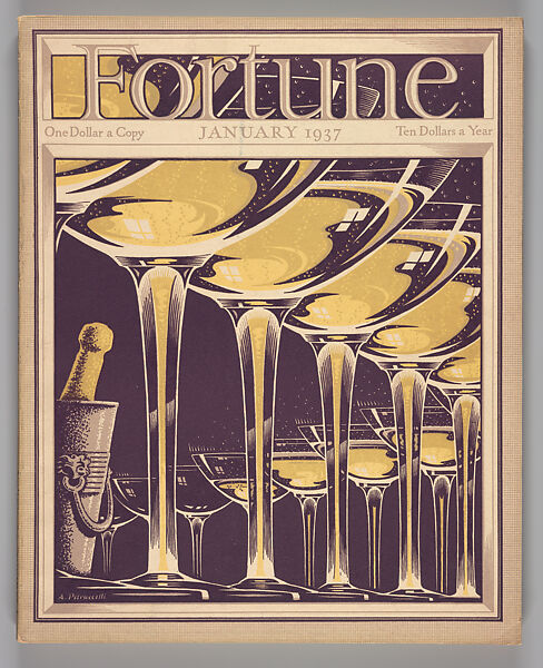 Fortune, January 1937, Time, Inc., Lithograph