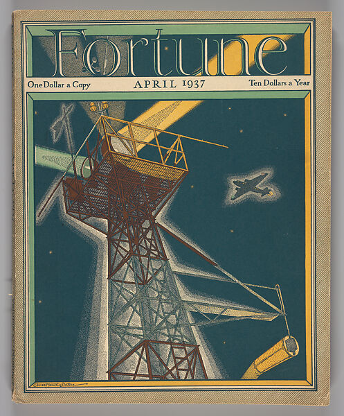 Fortune, April 1937, Time, Inc., Lithograph