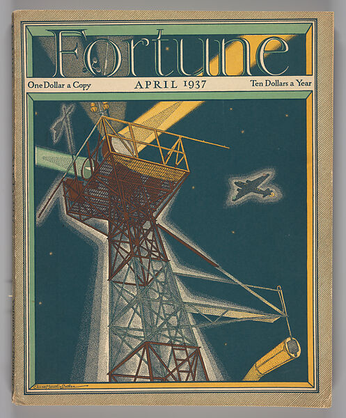 Fortune, April 1937, Time, Inc., Lithograph 