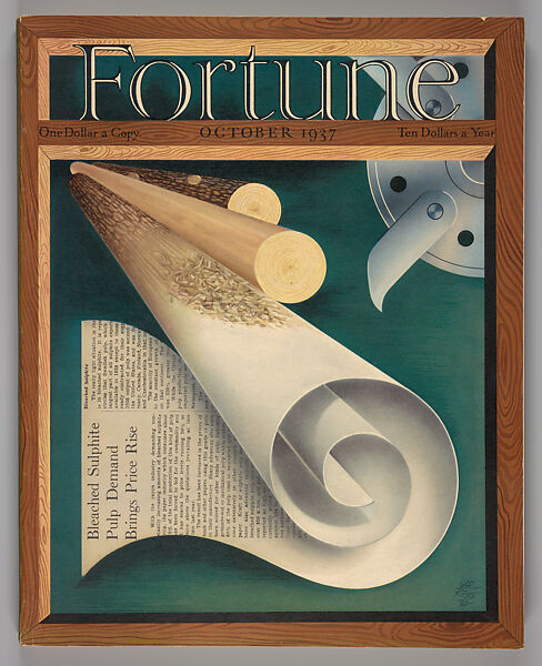 Fortune, October 1937, Time, Inc., Lithograph 