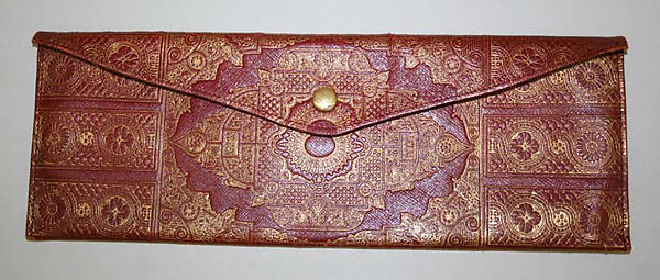 Accessory set, leather, Italian