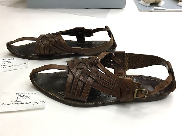Sandals, Leather