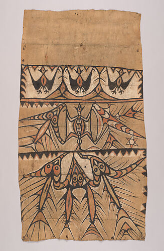 Maro (painted bark cloth panel)