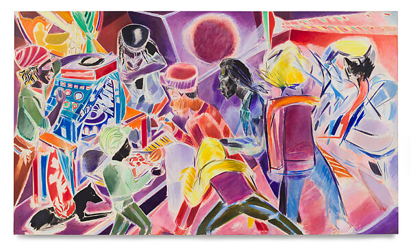 Dub, Denzil Forrester (British, born Grenada, 1956), Oil on canvas 