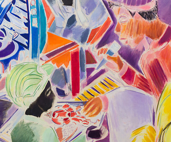 Dub, Denzil Forrester (British, born Grenada, 1956), Oil on canvas