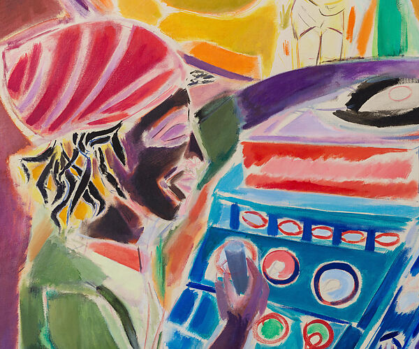 Dub, Denzil Forrester (British, born Grenada, 1956), Oil on canvas