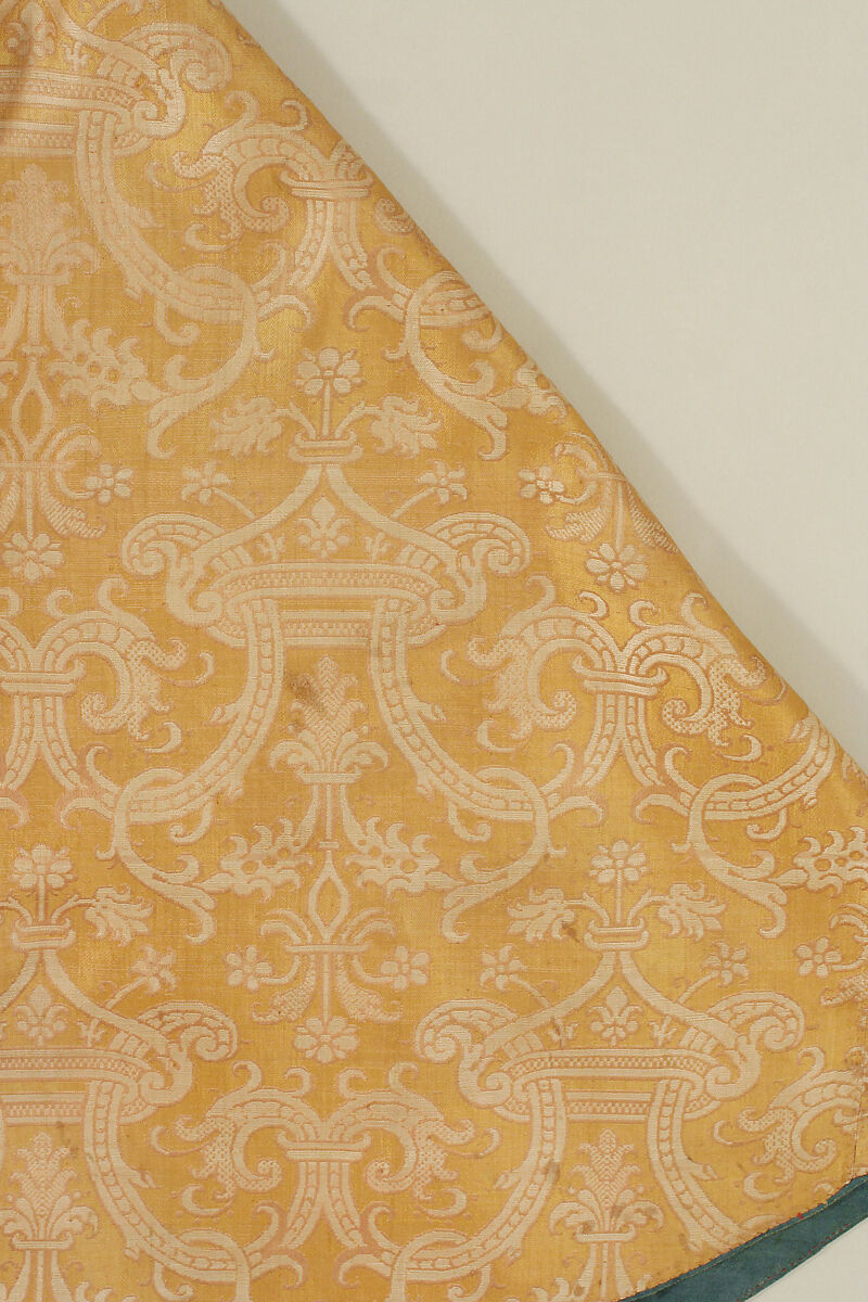 Cape, silk, metal thread, Spanish