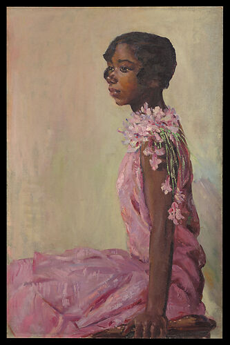 Girl in Pink Dress
