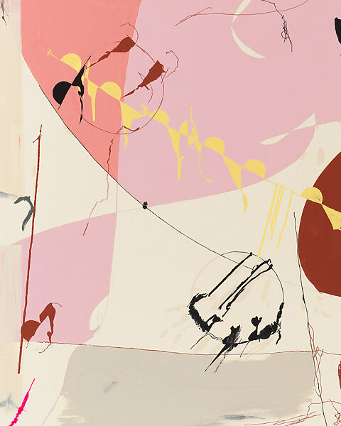 Is that all there is?, Maysha Mohamedi (American, born Los Angeles 1980), Oil and graphite on canvas