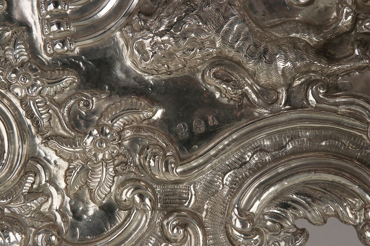 Hanukkah lamp, Pietro Borrani (Italian, active 1824–1873), Silver, Italian, Turin