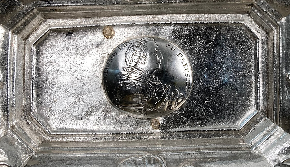 Strongbox with clockwork, Alexander Fromery (German, 1695–1775), Iron, steel, copper, brass, partially silvered and gilded; glass, red silk velvet, German, Berlin