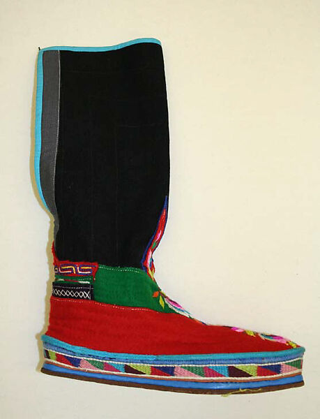 Boots, Wool, Tibet 