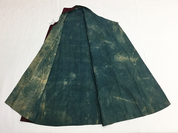 Ensemble, (a–c, e, f) silk, cotton, wool
(d) cotton, wool, clay, Tibet