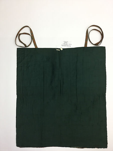 Ensemble, (a–c, e, f) silk, cotton, wool
(d) cotton, wool, clay, Tibet
