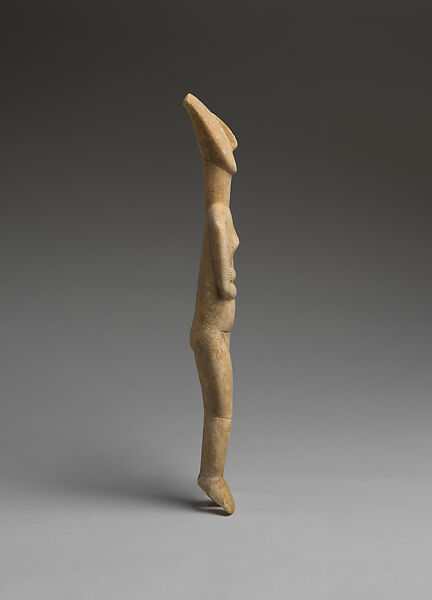 Marble female figure, Marble, Cycladic