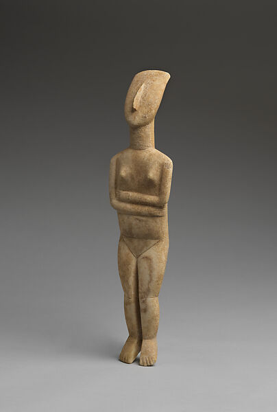 Marble female figure, Marble, Cycladic