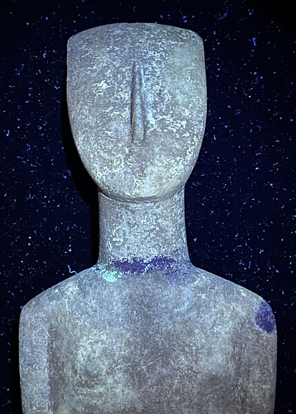 Marble female figure, Marble, Cycladic