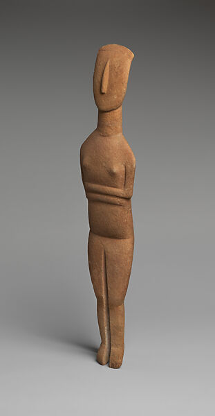 Marble female figure, Marble, Cycladic