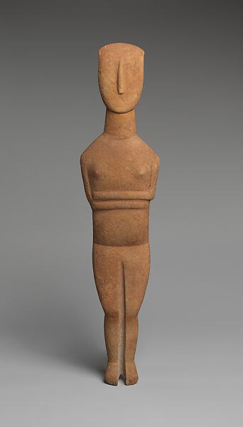 Marble female figure, Marble, Cycladic