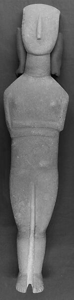 Marble female figure, Marble, Cycladic