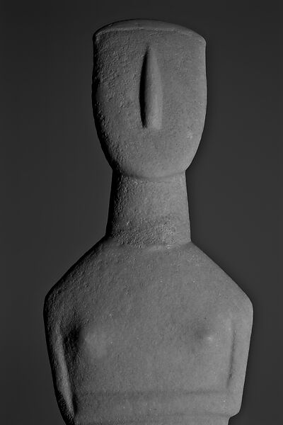Marble female figure, Marble, Cycladic