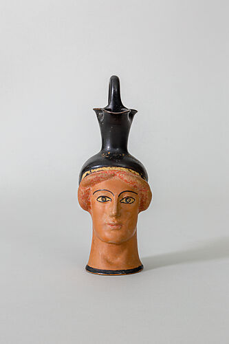 Oinochoe in the form of a woman's head