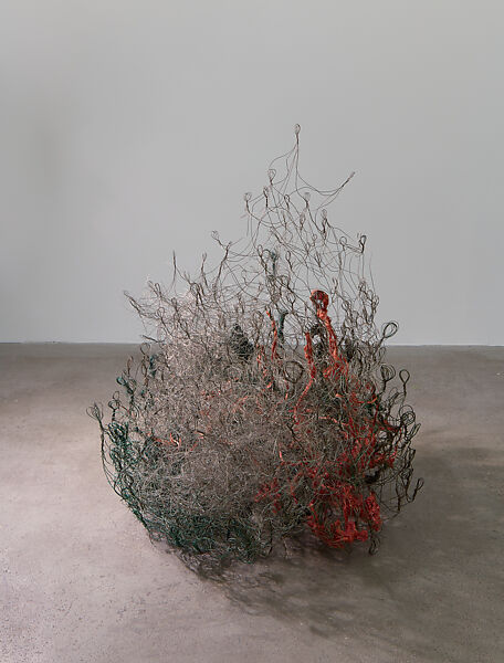 Soaring Sail Mountain, Alan Saret (American, born New York, 1944), Steel and copper wire