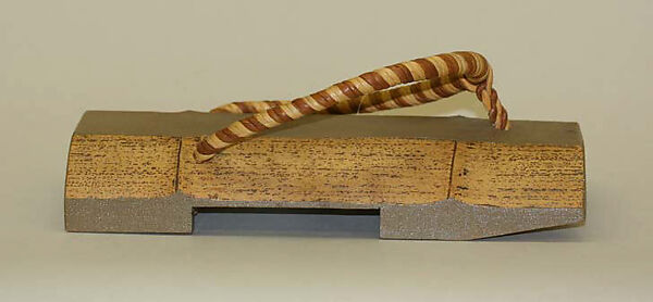 Geta, wood, raffia, natural fibers, Japanese 