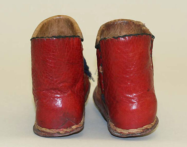 Bedouin Shoes, Leather, silk
