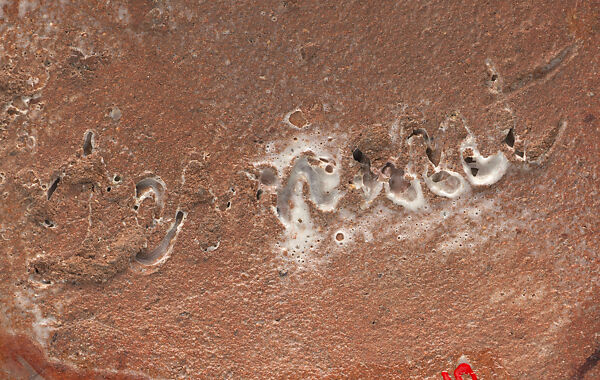 Vase with mistletoe, Desmant (French), Glazed earthenware, French
