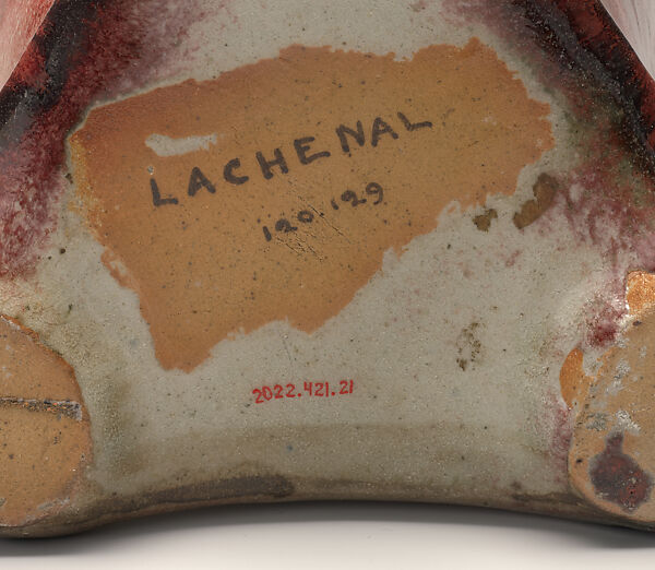 Vase, Edmond Lachenal (French, 1855–1948), Glazed stoneware, French, Chậtillon-sous-Bagneux