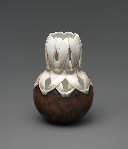 Vase with maple seed pods