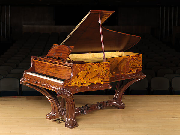 Louis Majorelle - La Mort du Cygne Grand Piano - French - The