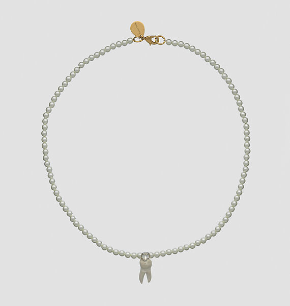 Ensemble, Simone Rocha (British, founded 2010), silk, cotton, leather, plastic, Irish