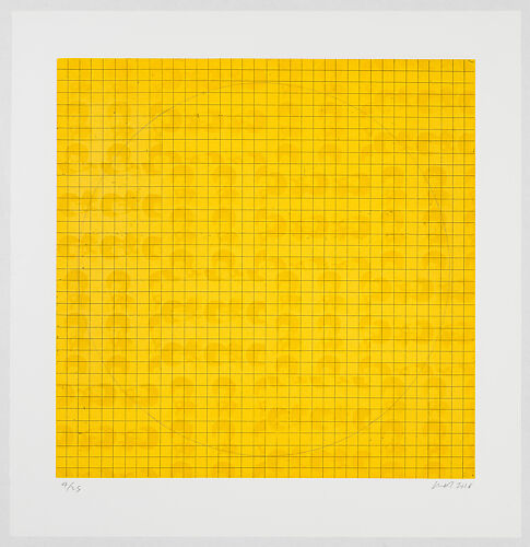 MAB: (Etching II) 1971 Yellow