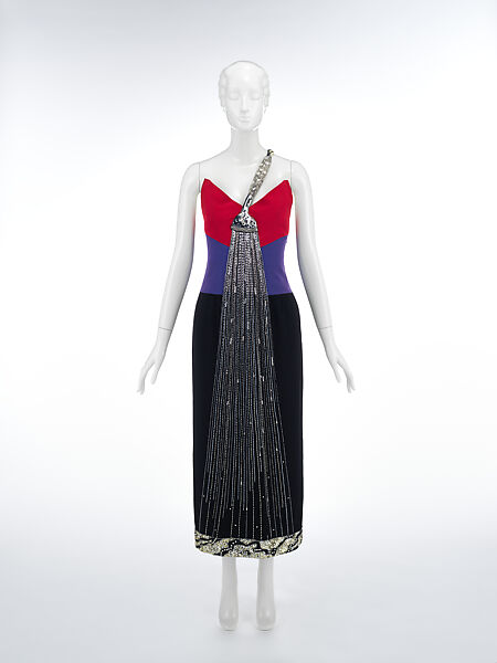 "Bain", Chloé (French, founded 1952), silk, crystals, French 