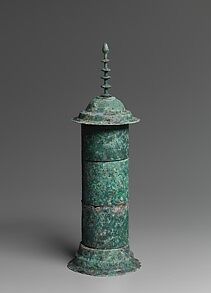 Sutra Burial Container (Kyōzutsu), Bronze, Japan