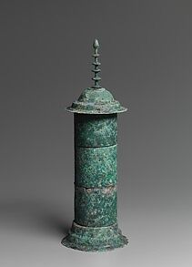 Sutra Burial Container (Kyōzutsu), Bronze, Japan 