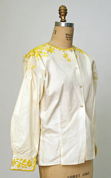 Ensemble, wool, cotton, Portuguese