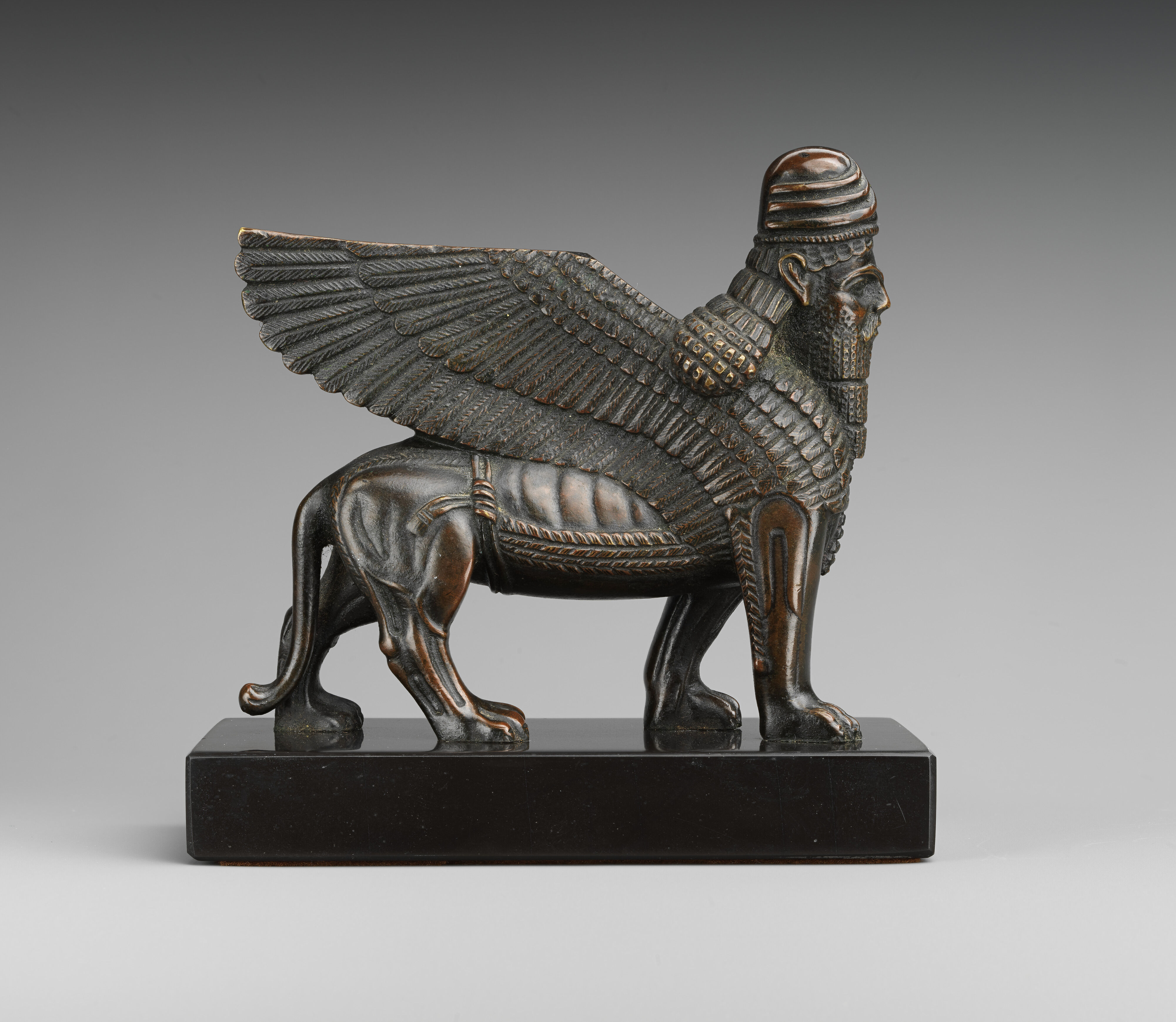 Human-headed winged lion - British - Victorian - The Metropolitan