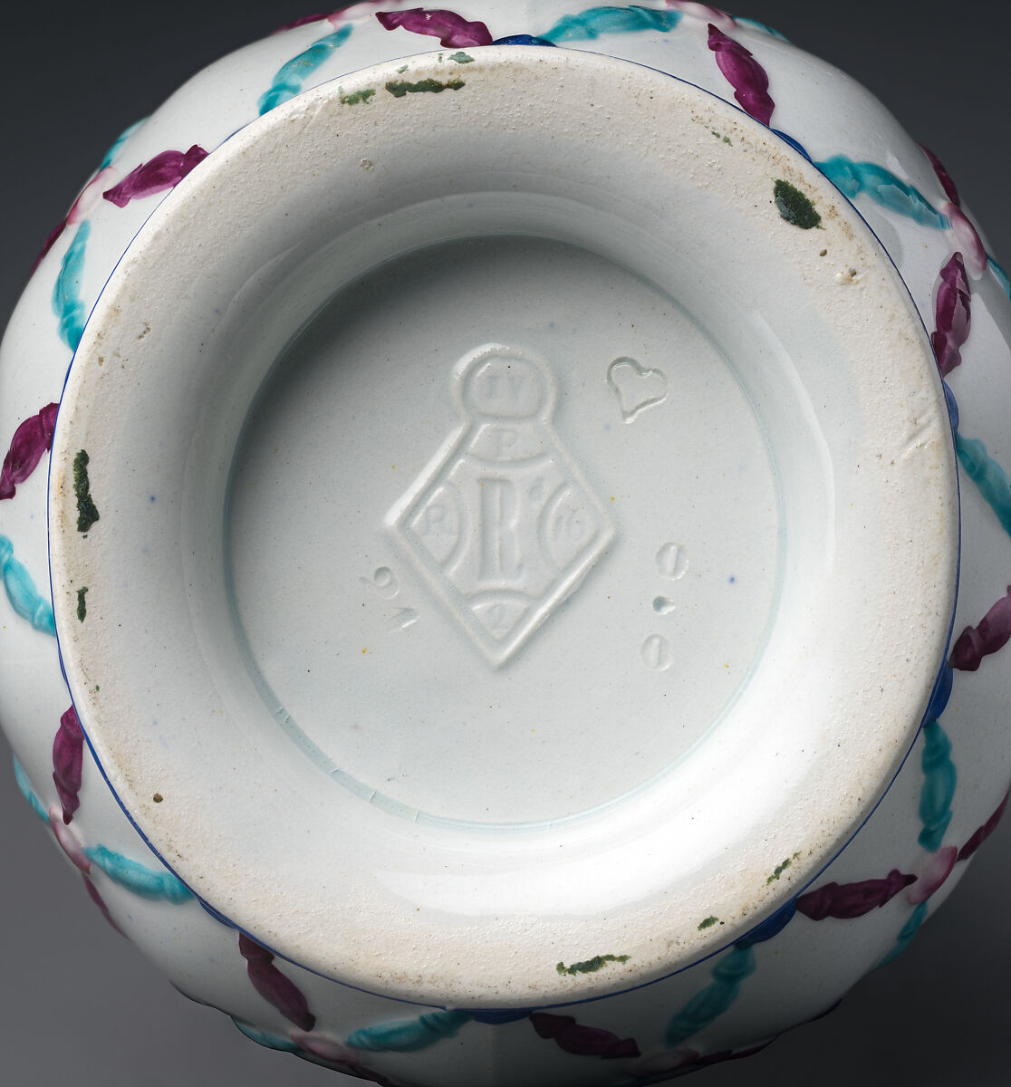 Jug with Assyrian-inspired decoration, Porcelain, British