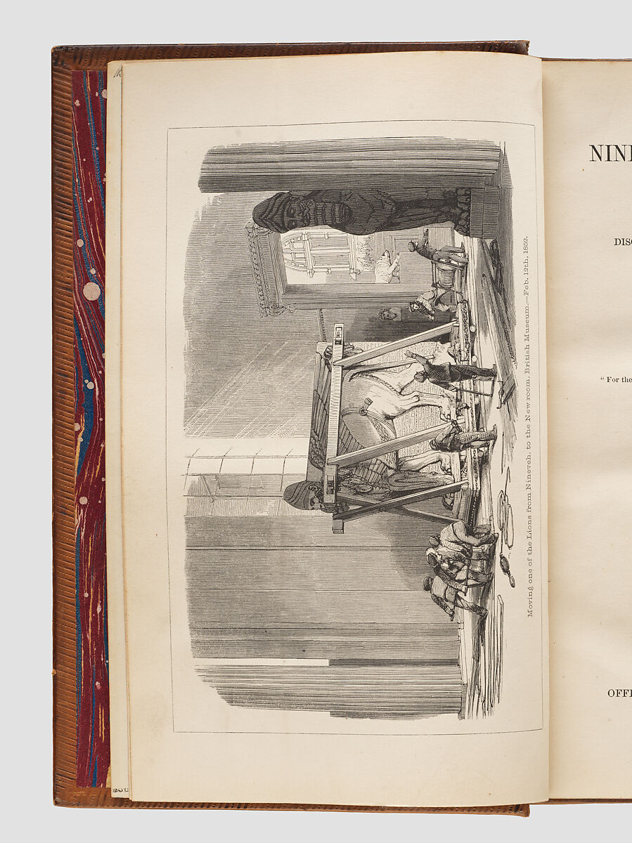Nineveh and Its Palaces: The Discoveries of Botta and Layard, Applied to the Elucidation of Holy Writ, Paper, board, leather, British