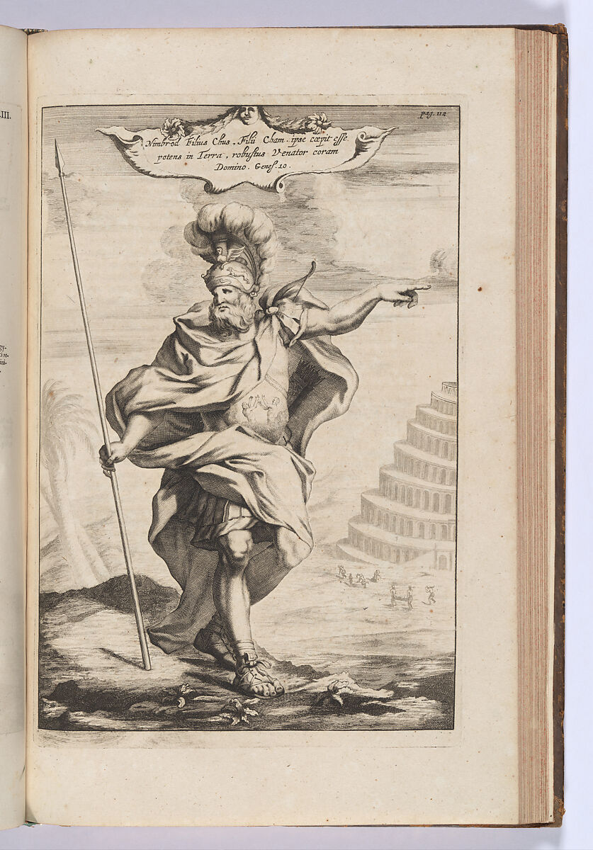 Turris Babel, Lievin Cruyl (Ghent 1634–Ghent 1720 (?)), Paper, board, leather, German