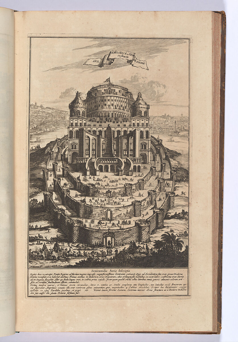 Turris Babel, Lievin Cruyl (Ghent 1634–Ghent 1720 (?)), Paper, board, leather, German
