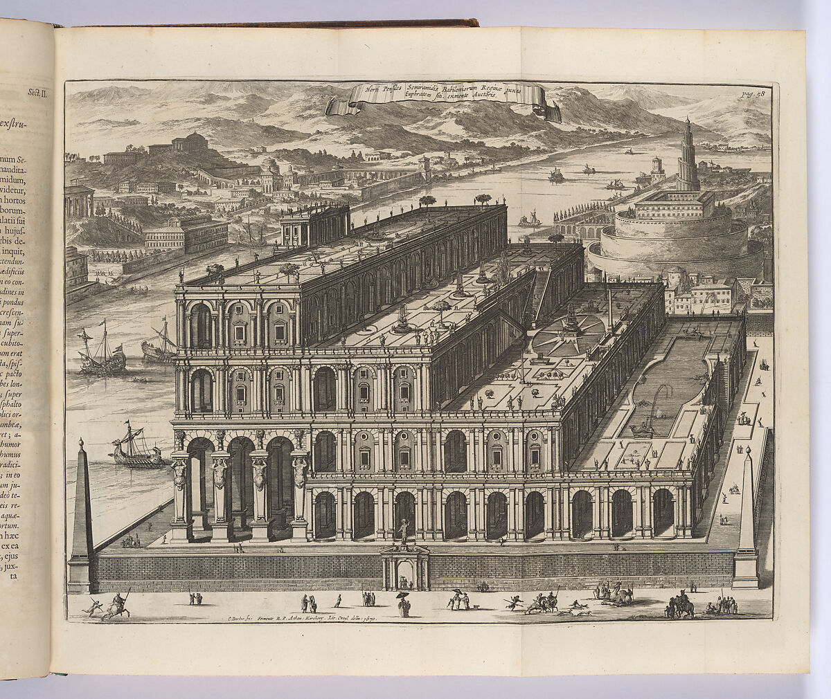 Turris Babel, Lievin Cruyl (Ghent 1634–Ghent 1720 (?)), Paper, board, leather, German