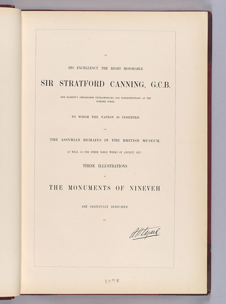 The Monuments of Nineveh, Paper, board, cloth, British