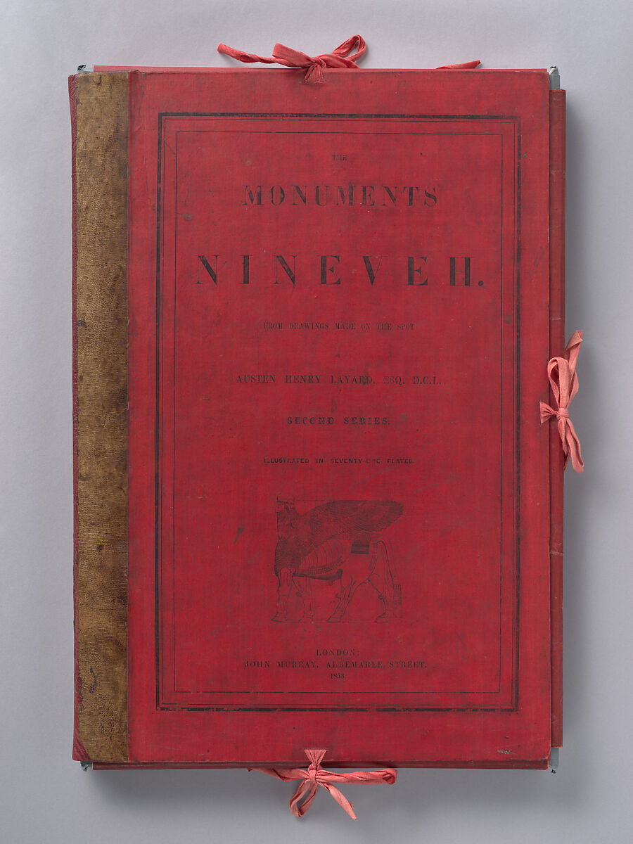 A Second Series of the Monuments of Nineveh, Paper, board, cloth, British 