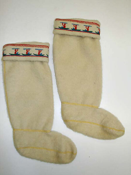 Boots, Wool, Inuit 