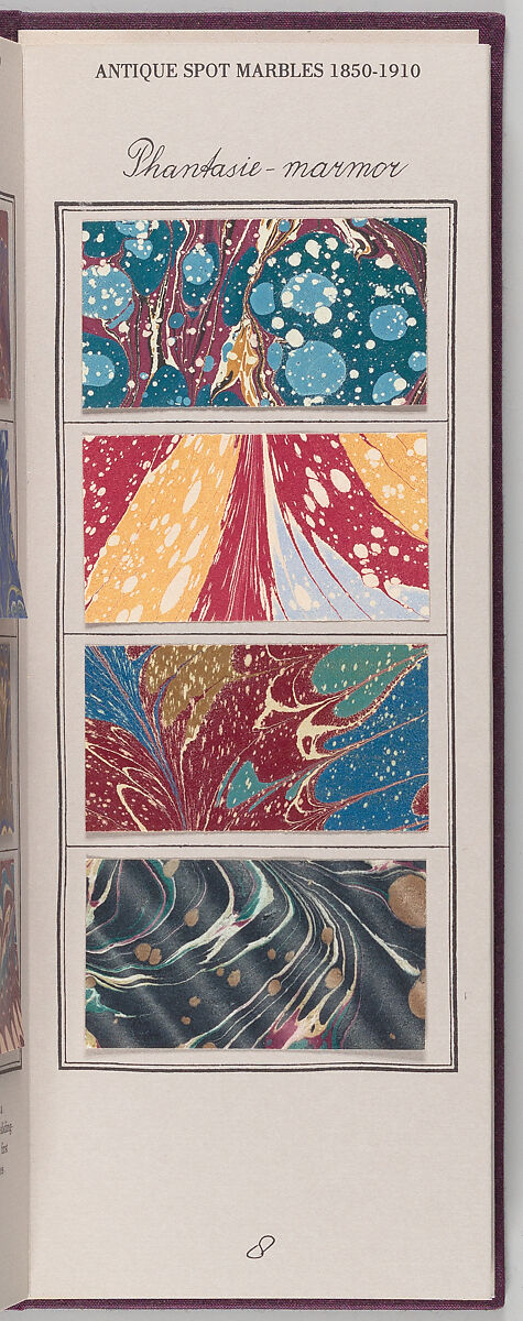 Sample book of the fancy paper factory Aschaffenburg, Karli Frigge (Dutch, born Rotterdam, 1943)