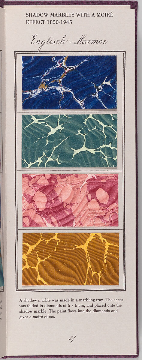 Sample book of the fancy paper factory Aschaffenburg, Karli Frigge (Dutch, born Rotterdam, 1943)